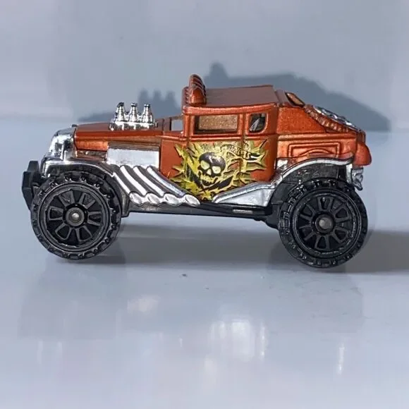 Hot Wheels Baja Bone Shaker 8/10 Diecast Truck 91/365 HW Daredevils 2015 Orange - Picture 9 of 13